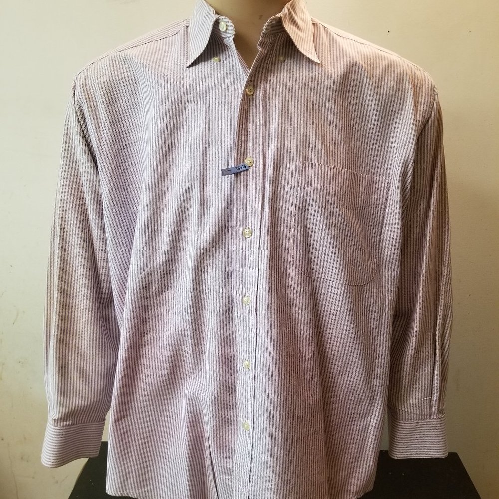 Men's Purple/White Striped GAP Shirt